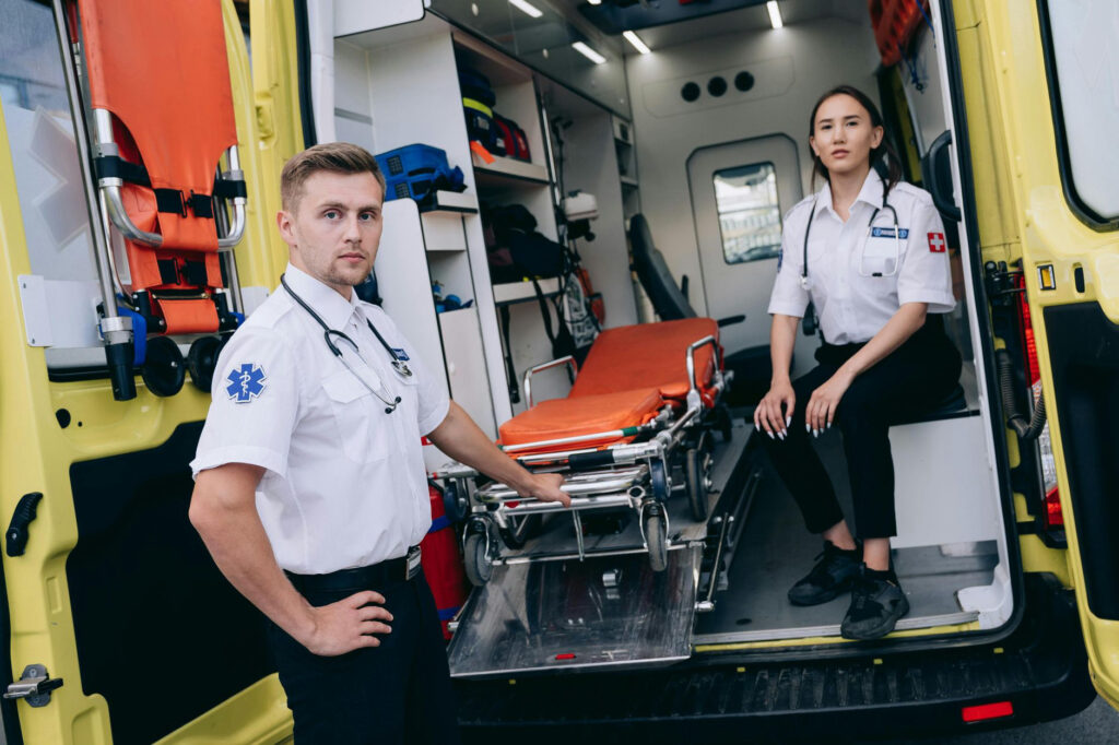 EMS partners working together as a team