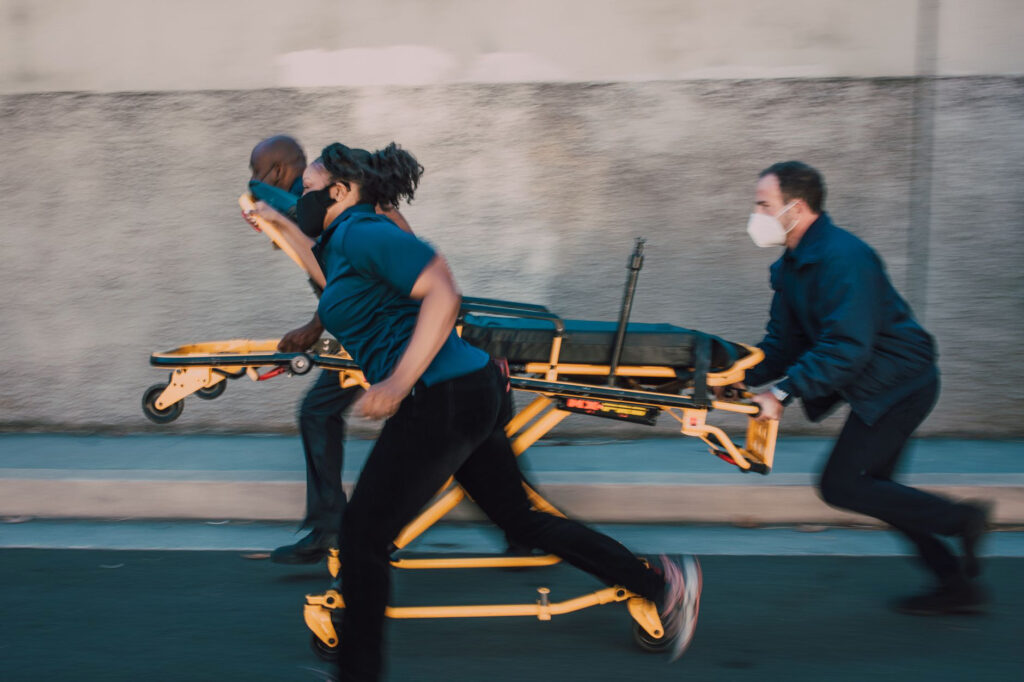 Everyday emergency medical services work between urgent calls